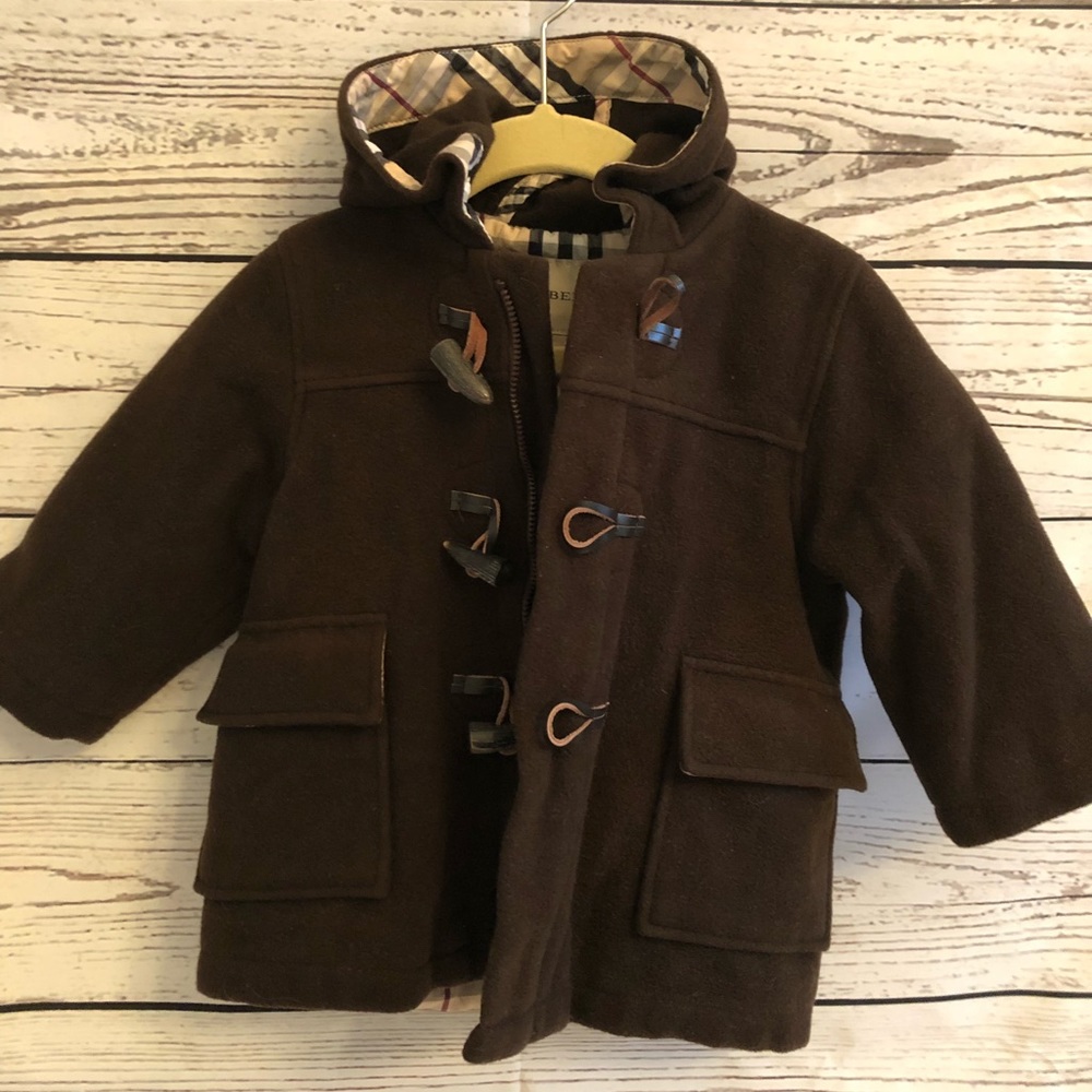 Burberry toggle coat